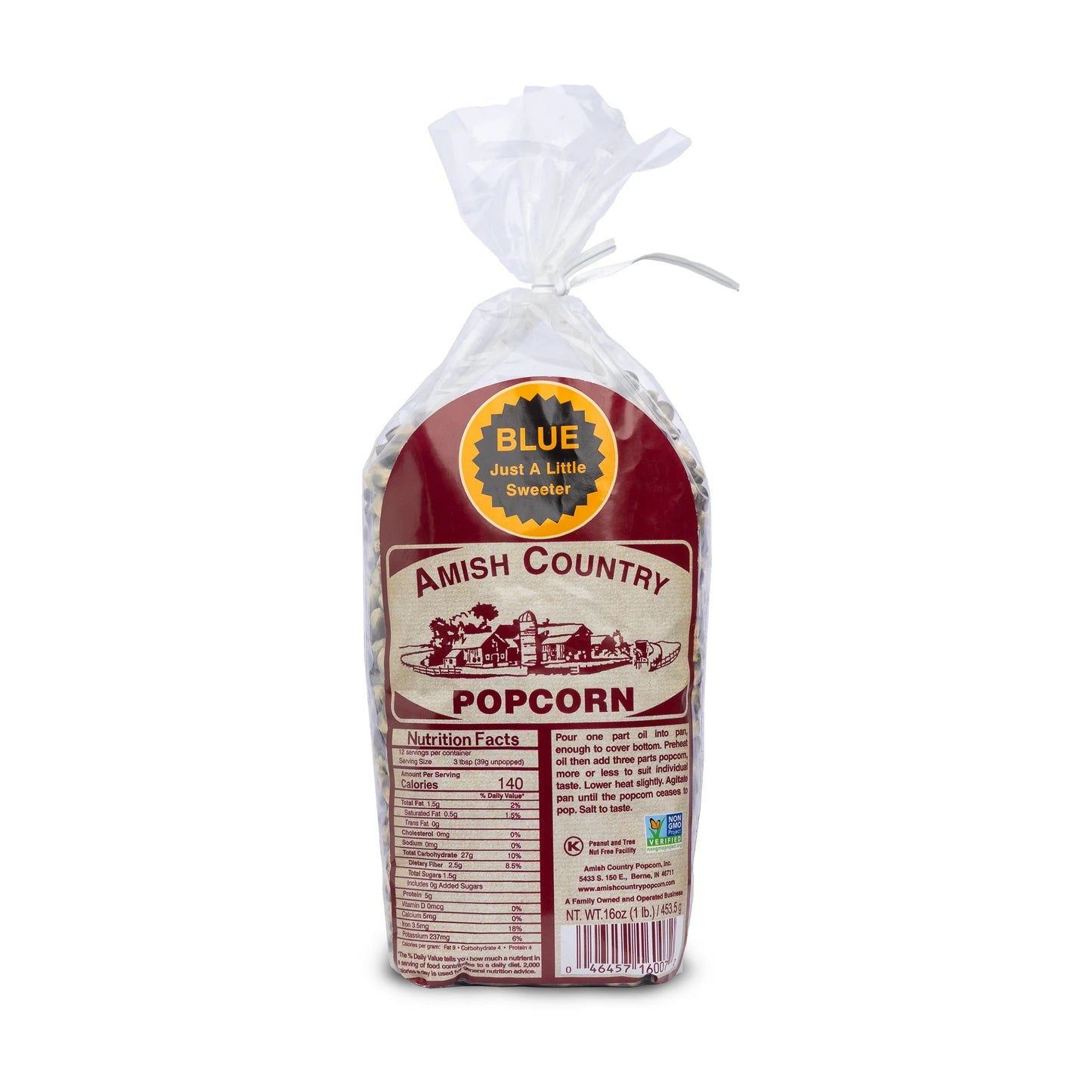 Blue Popcorn 1lb Bag