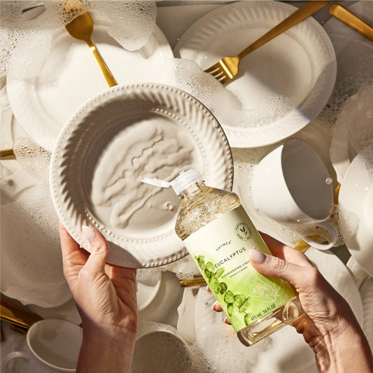 Pouring Thymes Eucalyptus Dishwashing Liquid 16oz