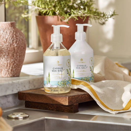 Thymes Cyprus Sea Salt Hand Wash and Lotion