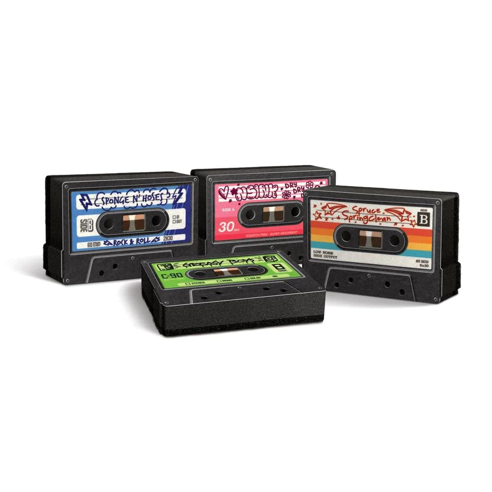Mix Tapes Kitchen Sponges