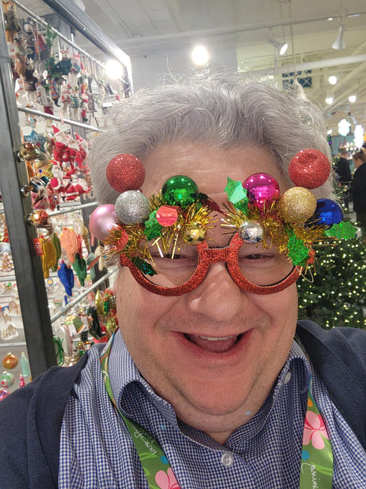 Tinsel Ball Party Glasses