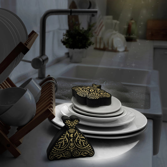 NIght Scrub Celestial Moth Sponges