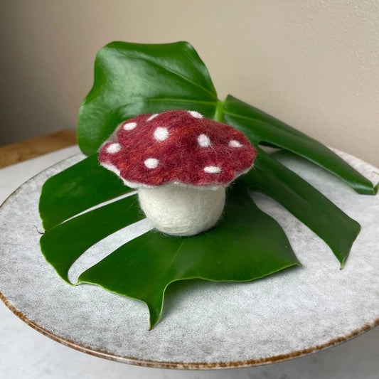 Mushroom Felted Soap - 2 Colors