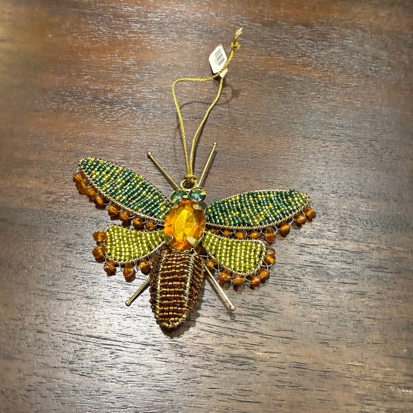 Glass beaded Metal Insect (2 colors)