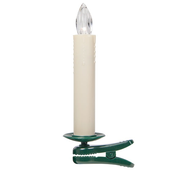 Clip-on Lighted Candle Set of 12 with 6-hour Timer