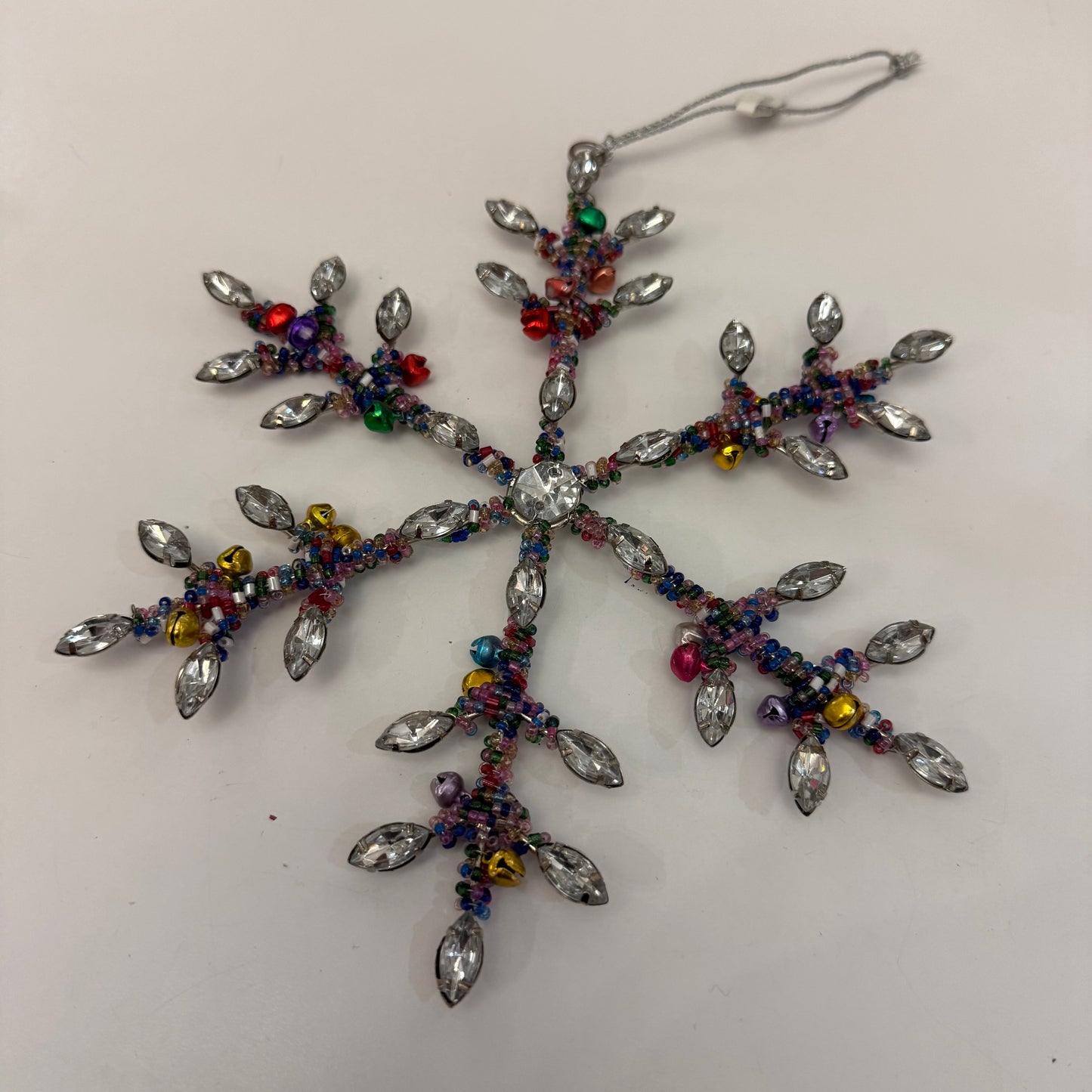 Rainbow Crystal Star Ornament