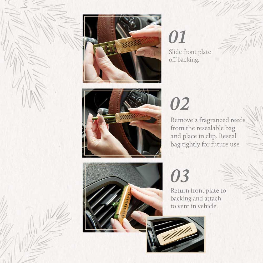 Thymes Frasier Fir Car Diffuser And Refill