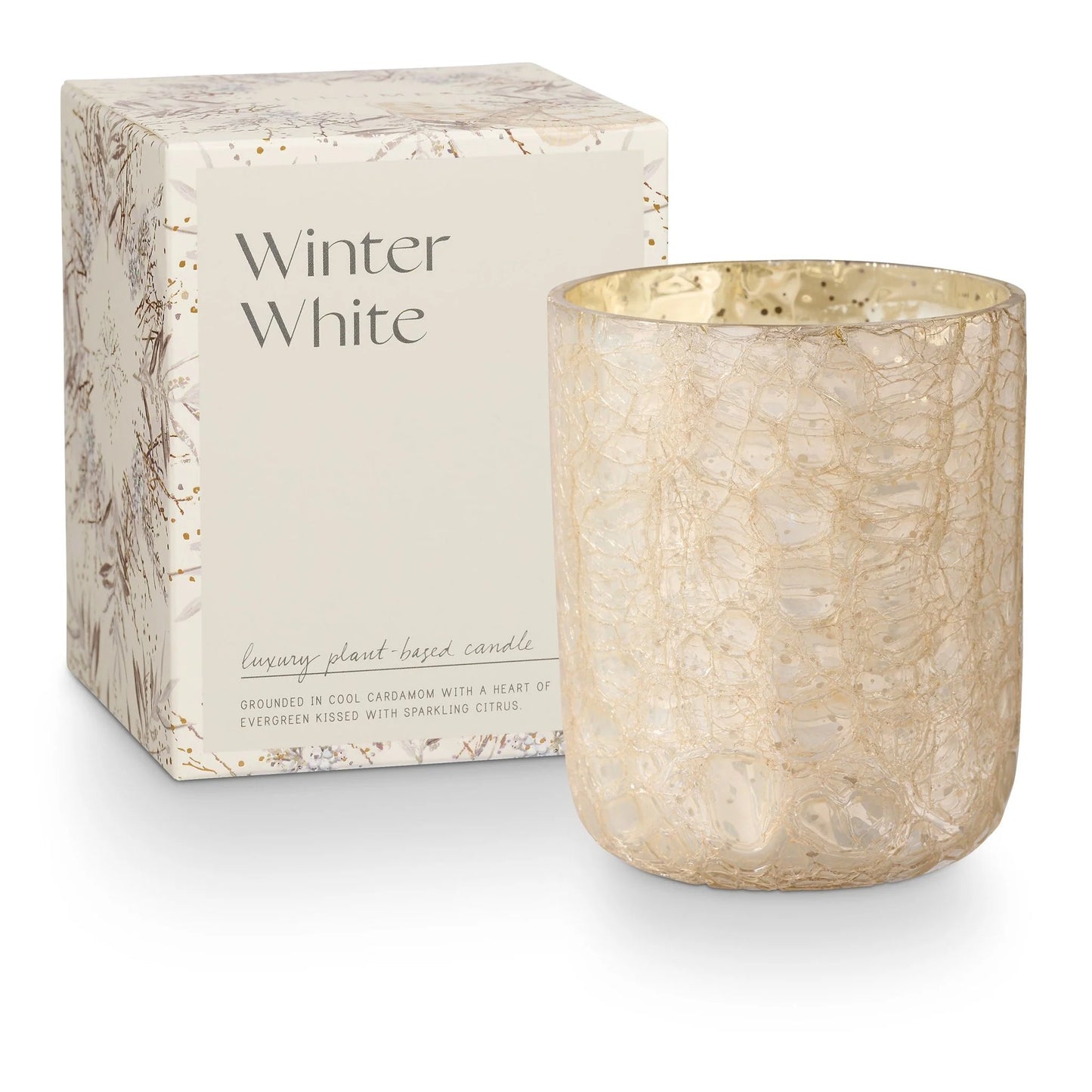 Winter white candle