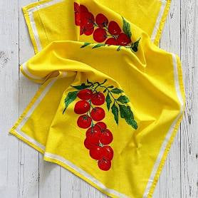 Cherry Tomato Yellow Background