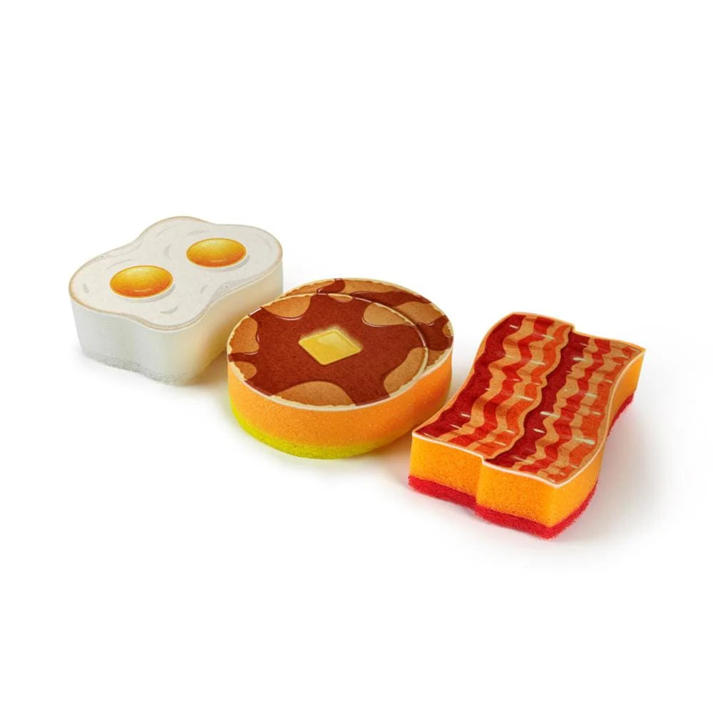 The Breakfast Scrub Sponge Set