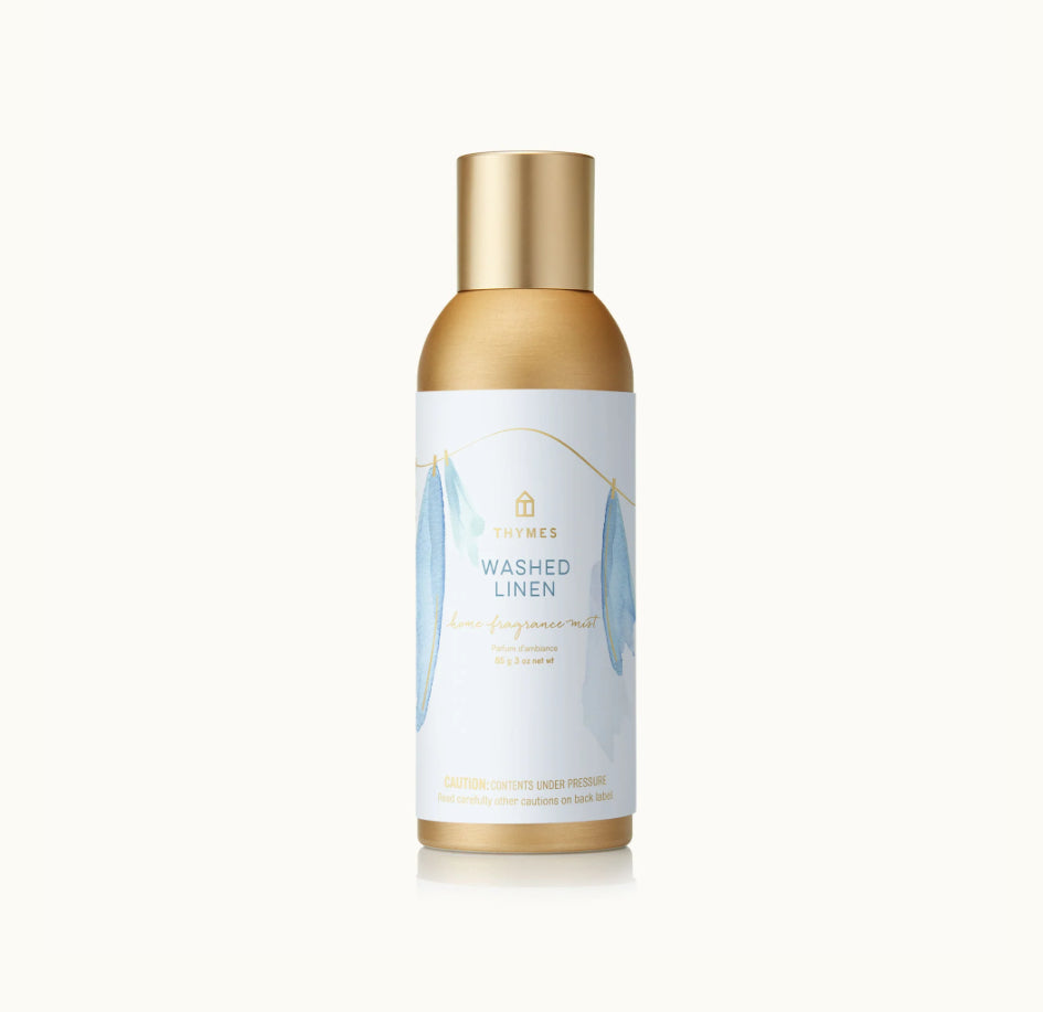 Thymes Washed Linen Home Fragrance Mist