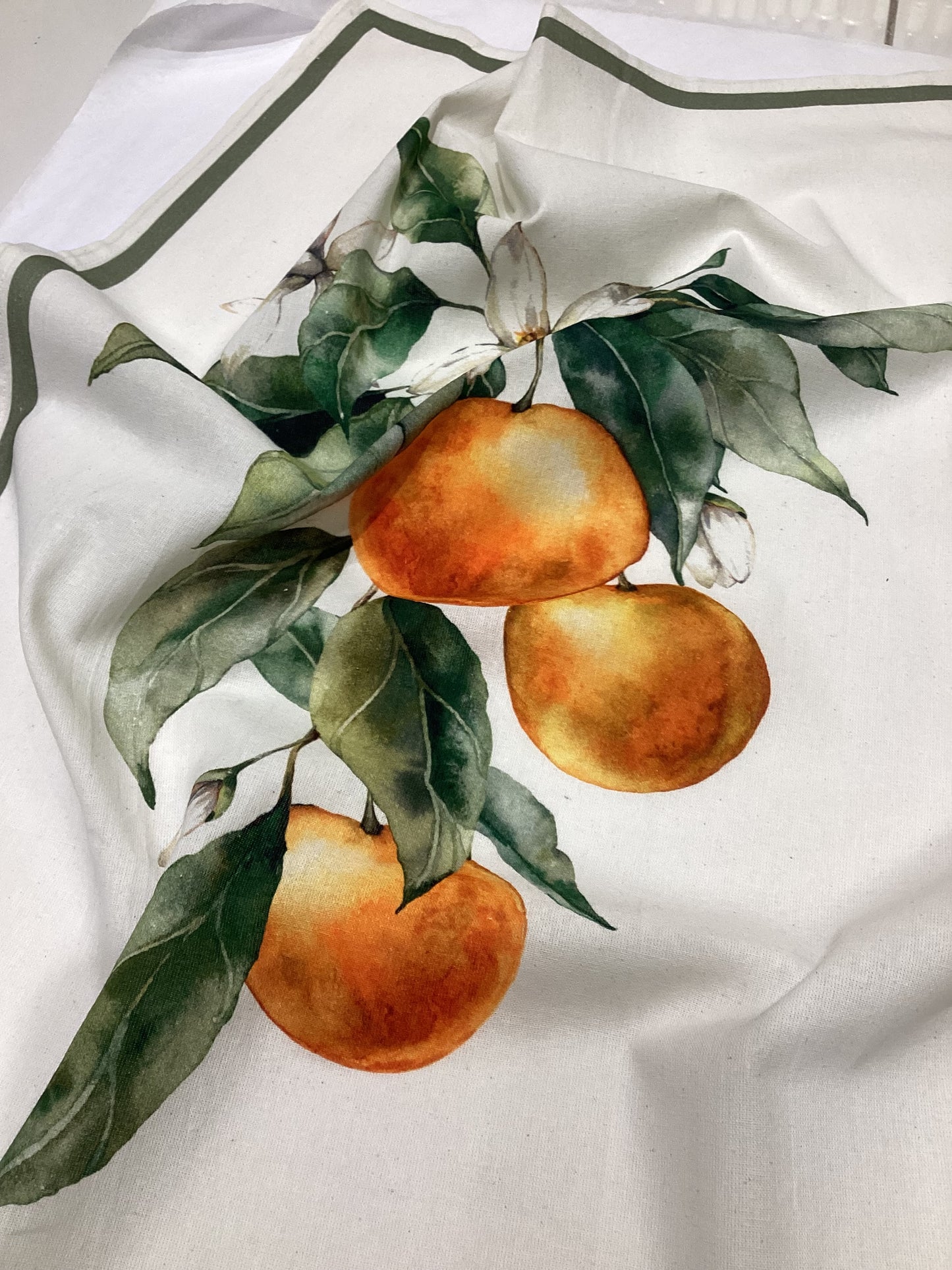 Orange Bunch Floursack Kitchen Towel
