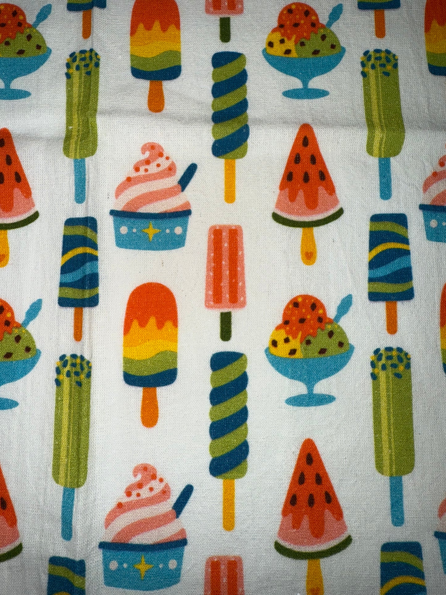 Ice Cream Flour Sack Towel - 3 Styles