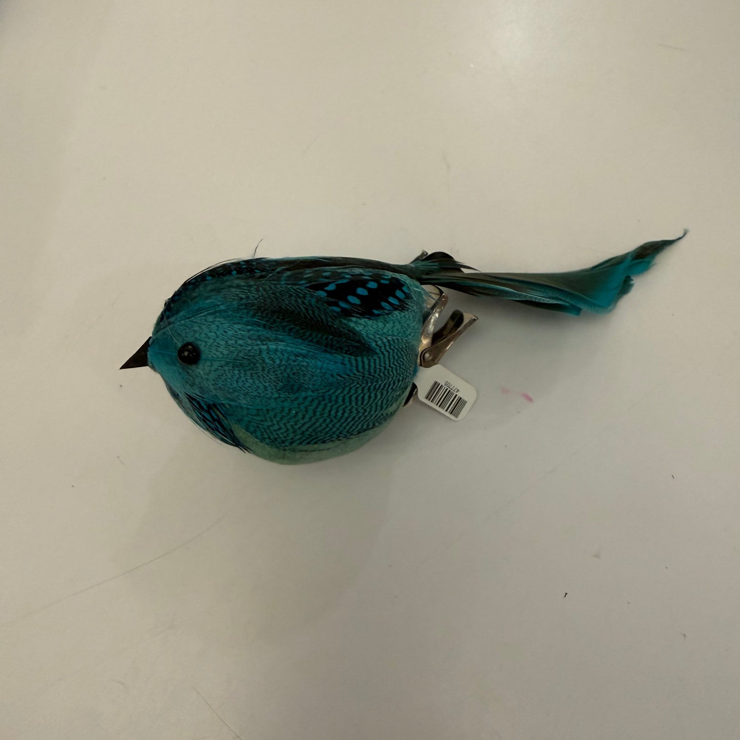 Blue and Teal Bird Clip Ornament