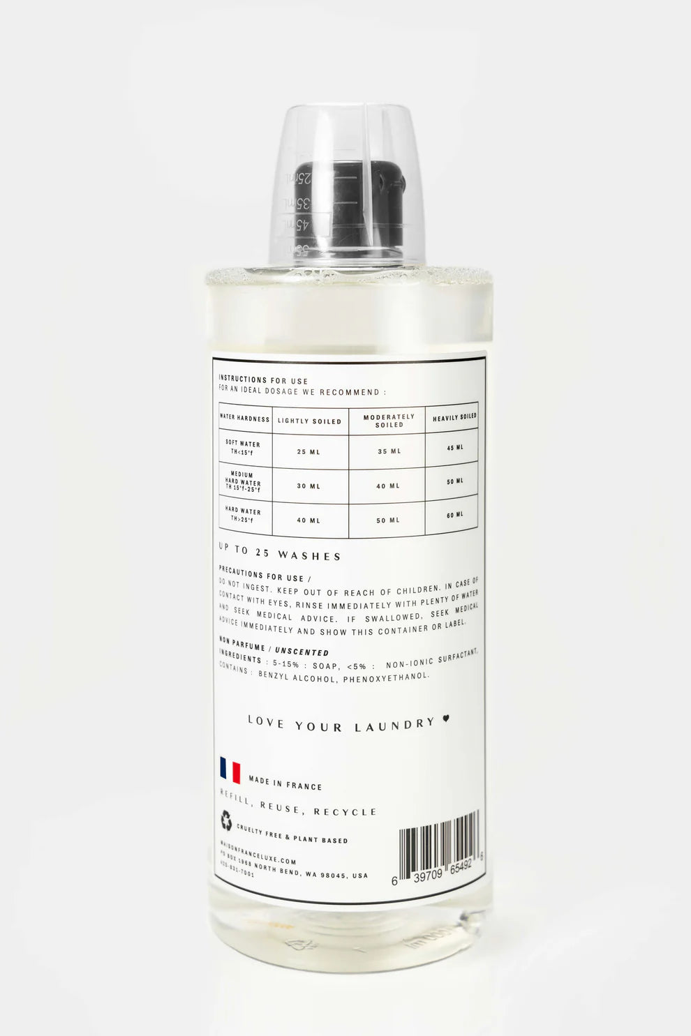 Maison France Luxe Laundry Detergent - Unscented