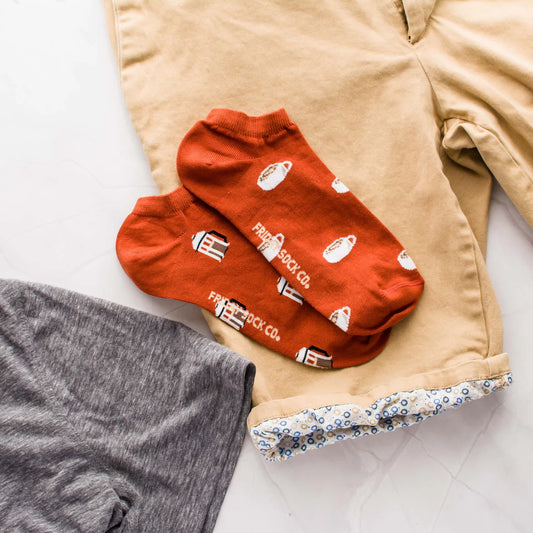 Men's French Press Mismatched Ankle Socks