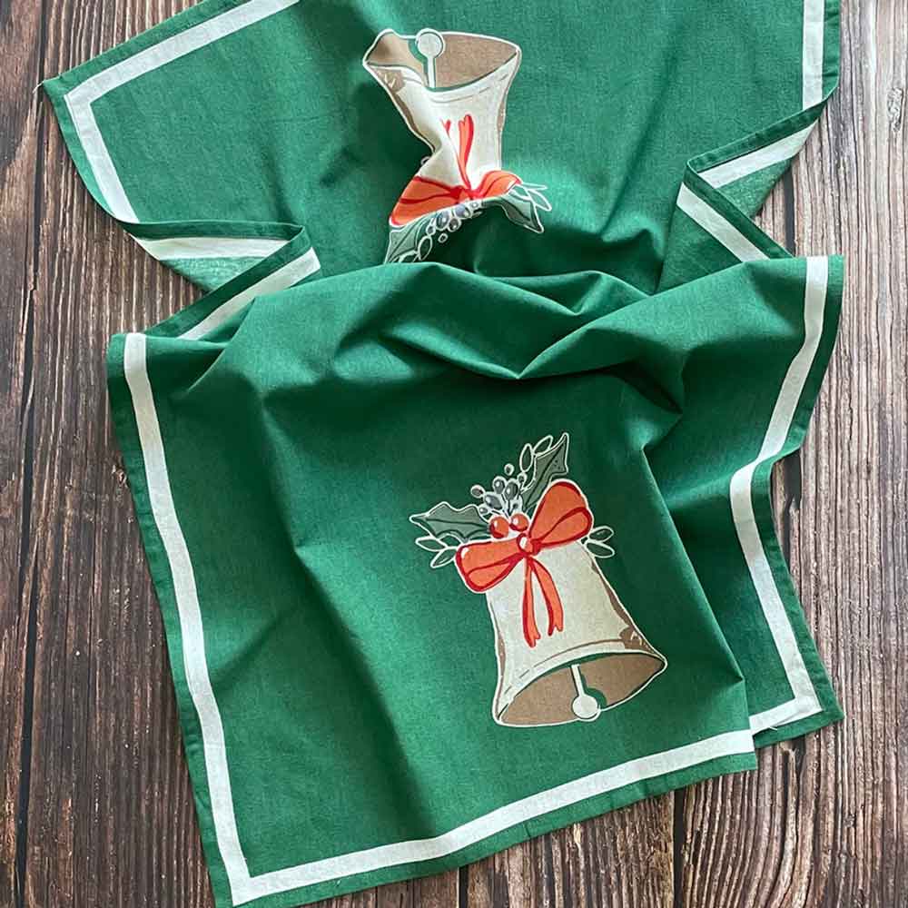 Holiday Bell Floursack Towel