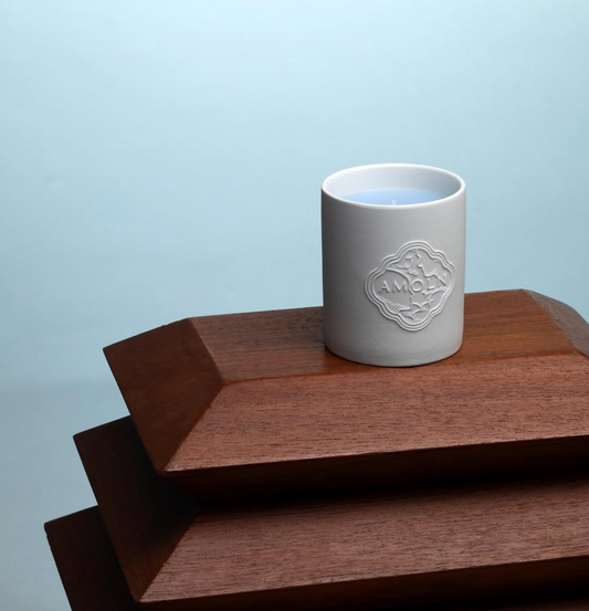 Amoln - Kabinett White Ceramic Candle - 11.2oz