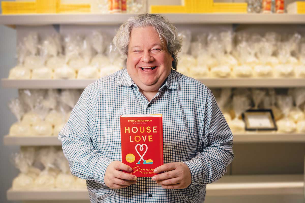 Patric Richardson Holding House Love Book