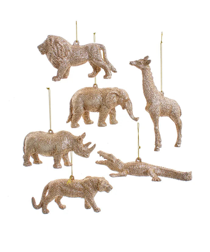 Glitter Animal Ornament