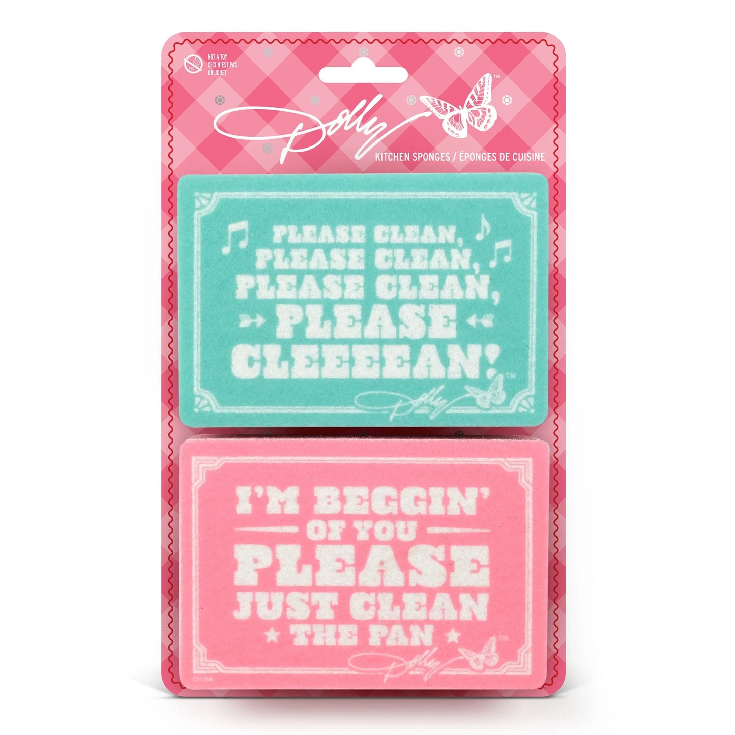 Dolly Parton Sink Sign Sponges