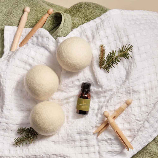 Thymes Frasier Fir Wool Dryer Balls And Oil