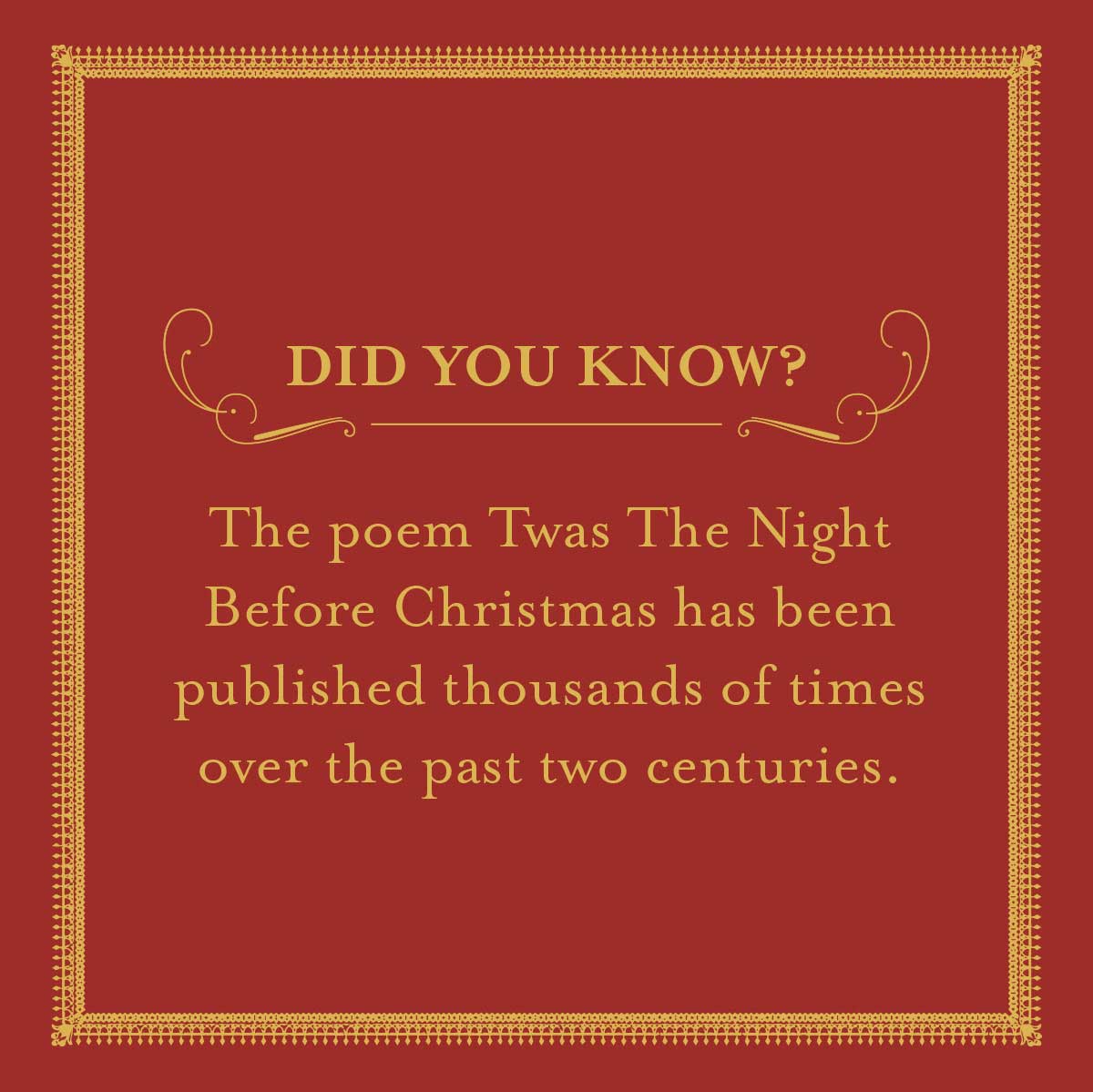 Twas the Night: The Art and History of the Classic Christmas Poem - Signed