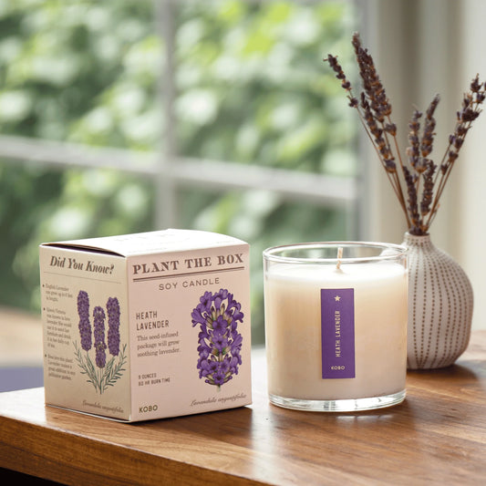 Plant The Box Heath Lavender Candle 9oz