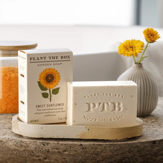 Plant The Box Sweet Sunflower Bar Soap