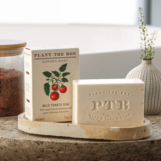 Plant The Box Wild Tomato Vine Bar Soap