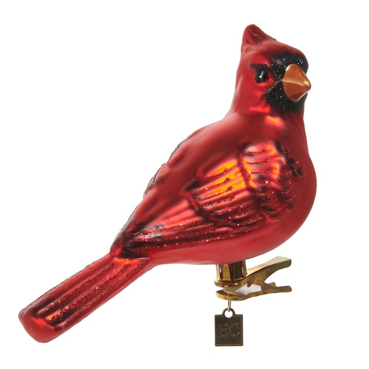 EC 6" Cardinal Clip-On Ornament