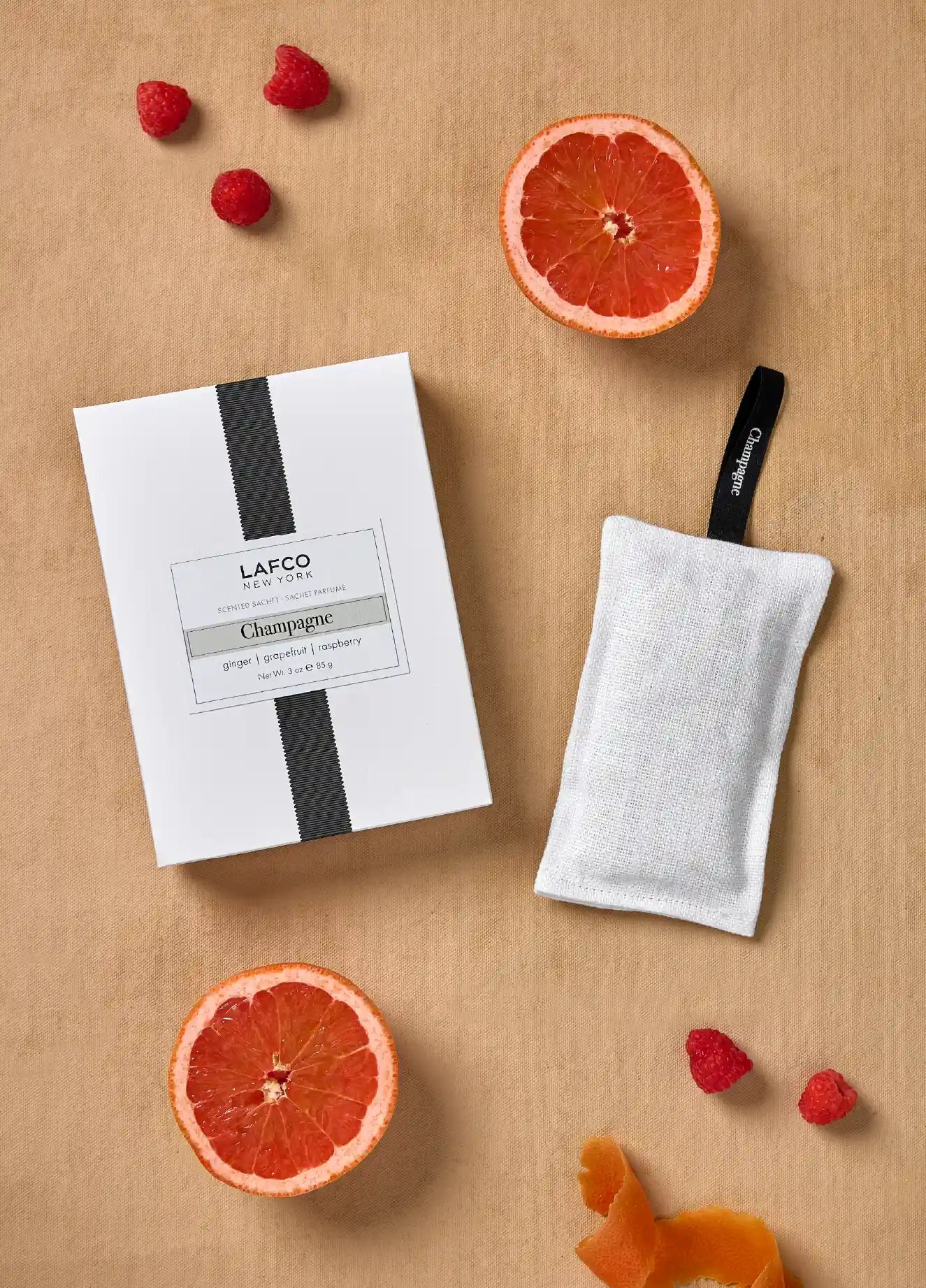 Scented Linen Sachet - Champagne