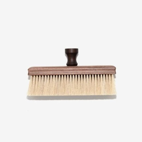 Square Walnut and Ebony Horsehair Brush