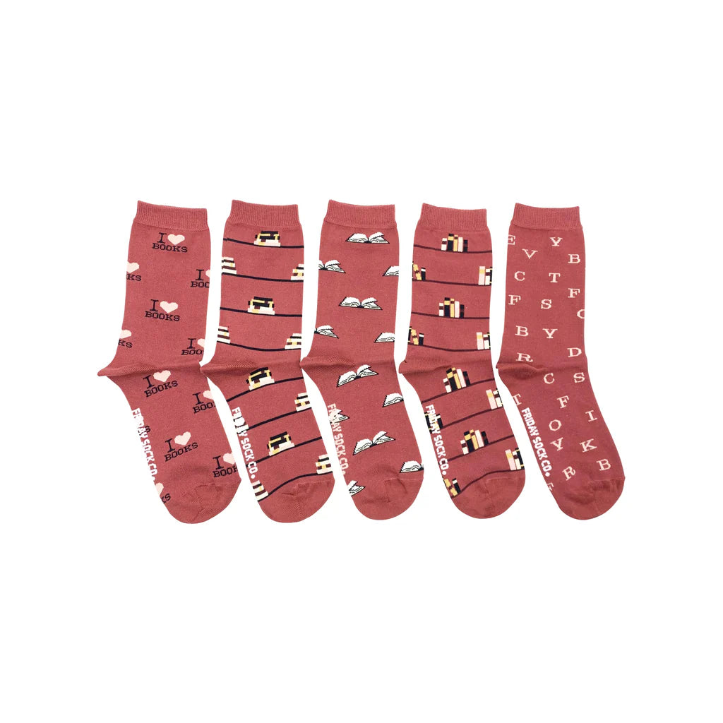 Women's I Love Books Lost Sock Laundry Box