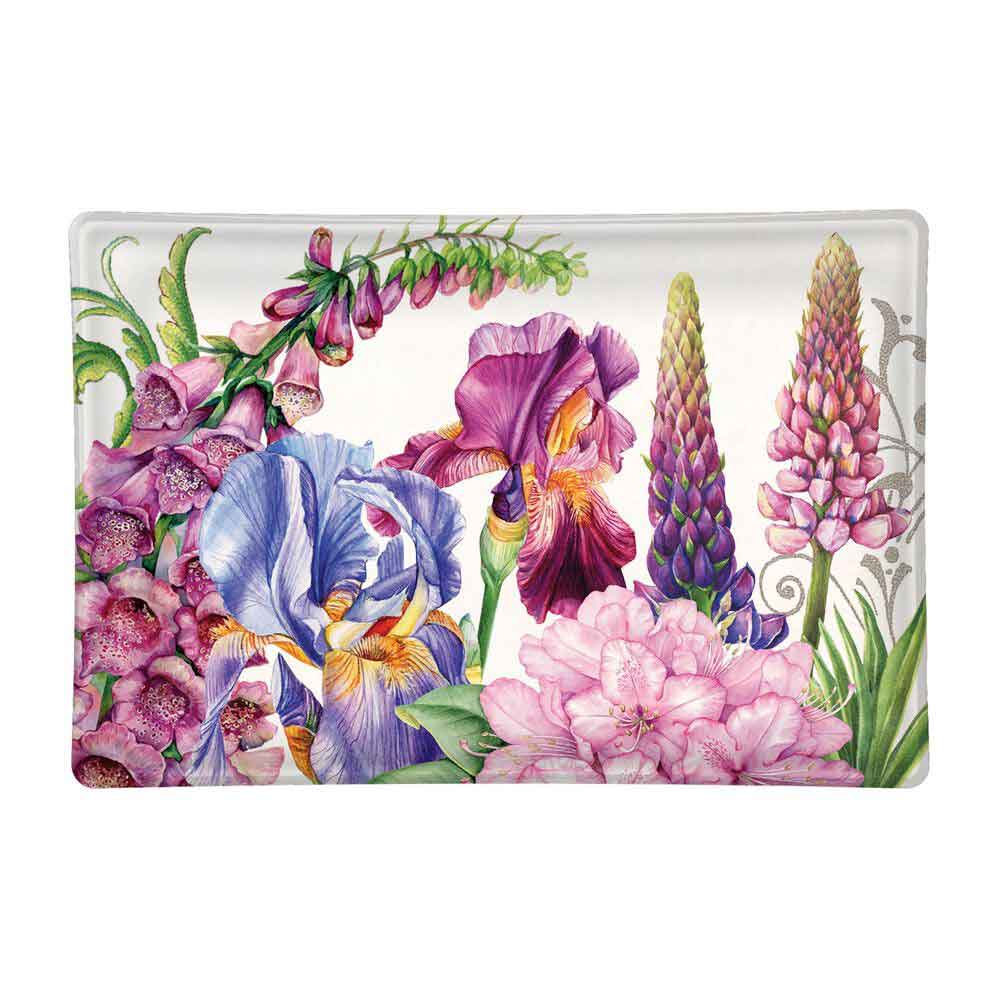 Deborah's Garden Glass Soap Dish