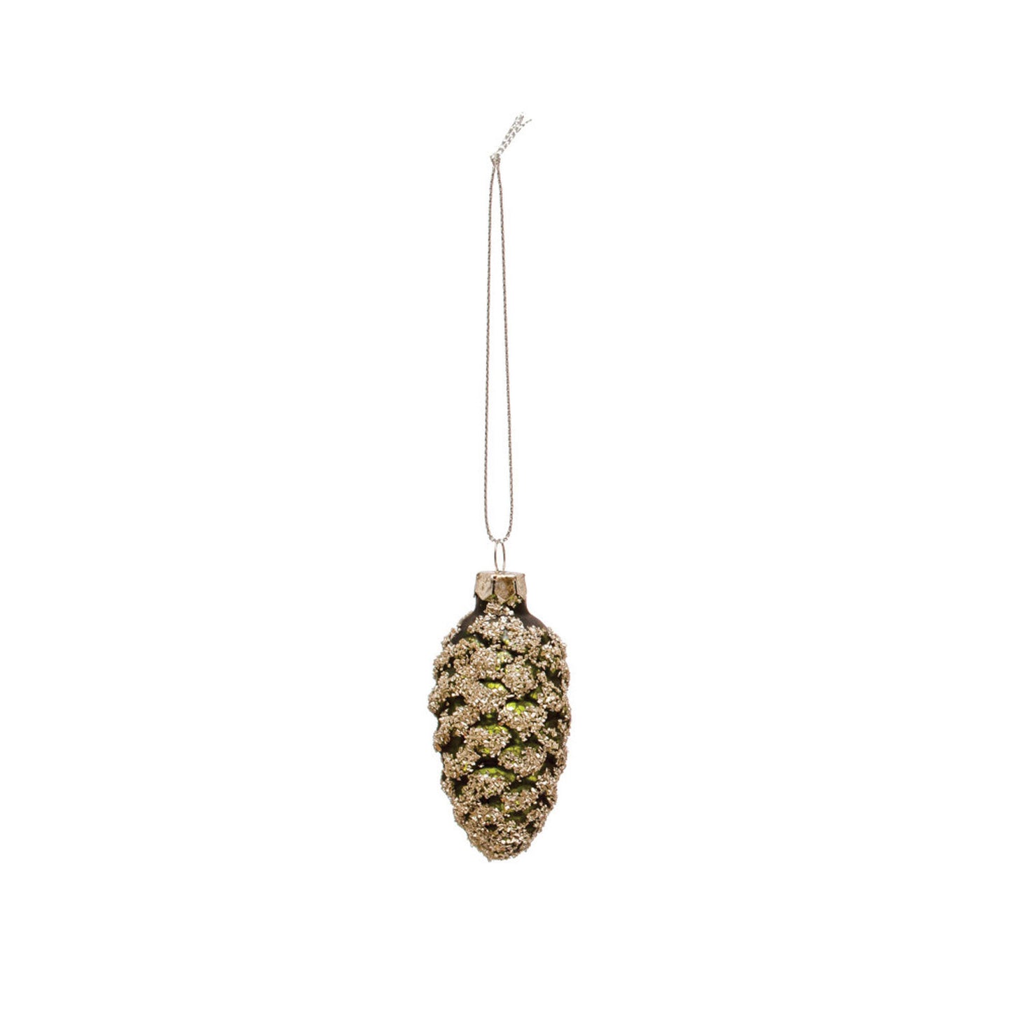 Pinecone Ornament with Glitter