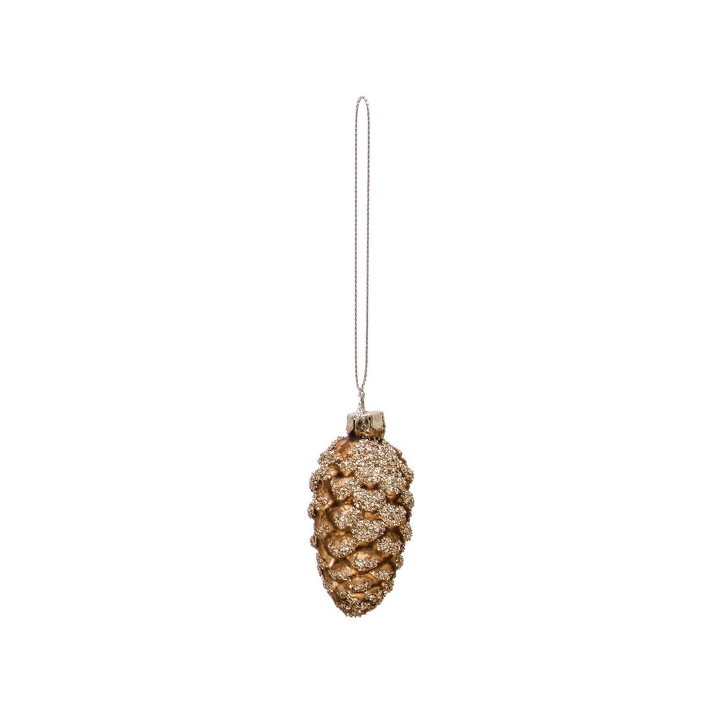 Pinecone Ornament with Glitter