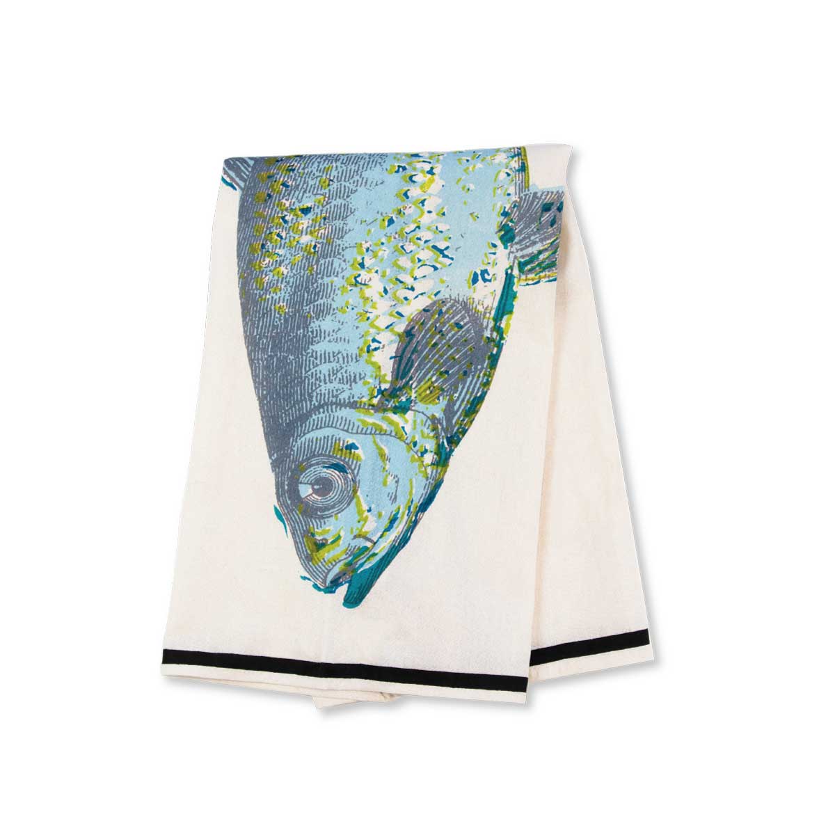 Fish towel folded
