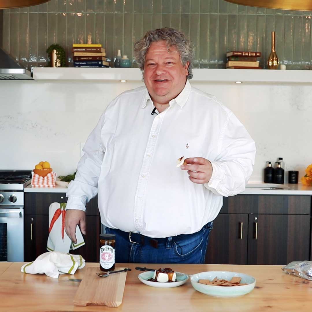 Patric Making Dr. Pete's Praline Mustard Dish
