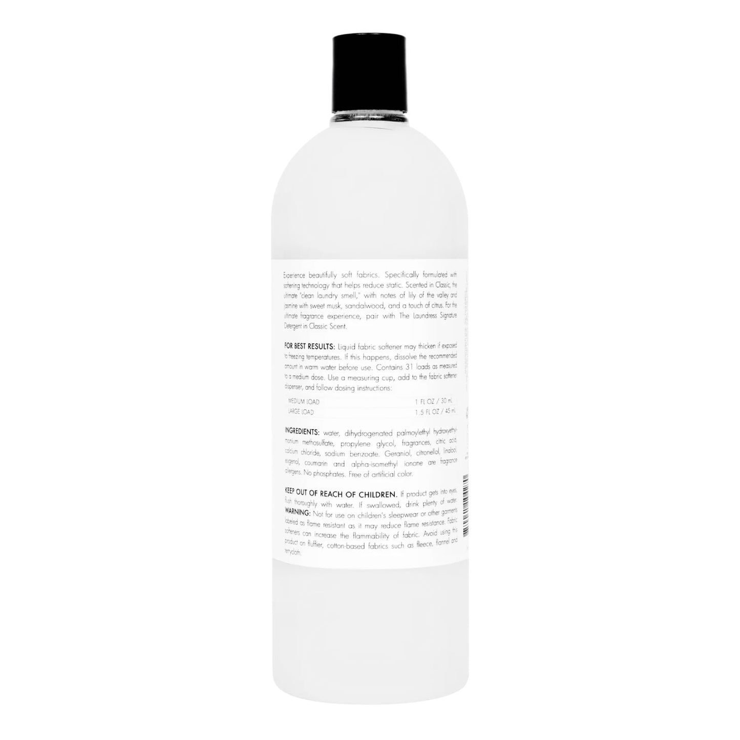 The Laundress Fabric Conditioner Classic Ingredients