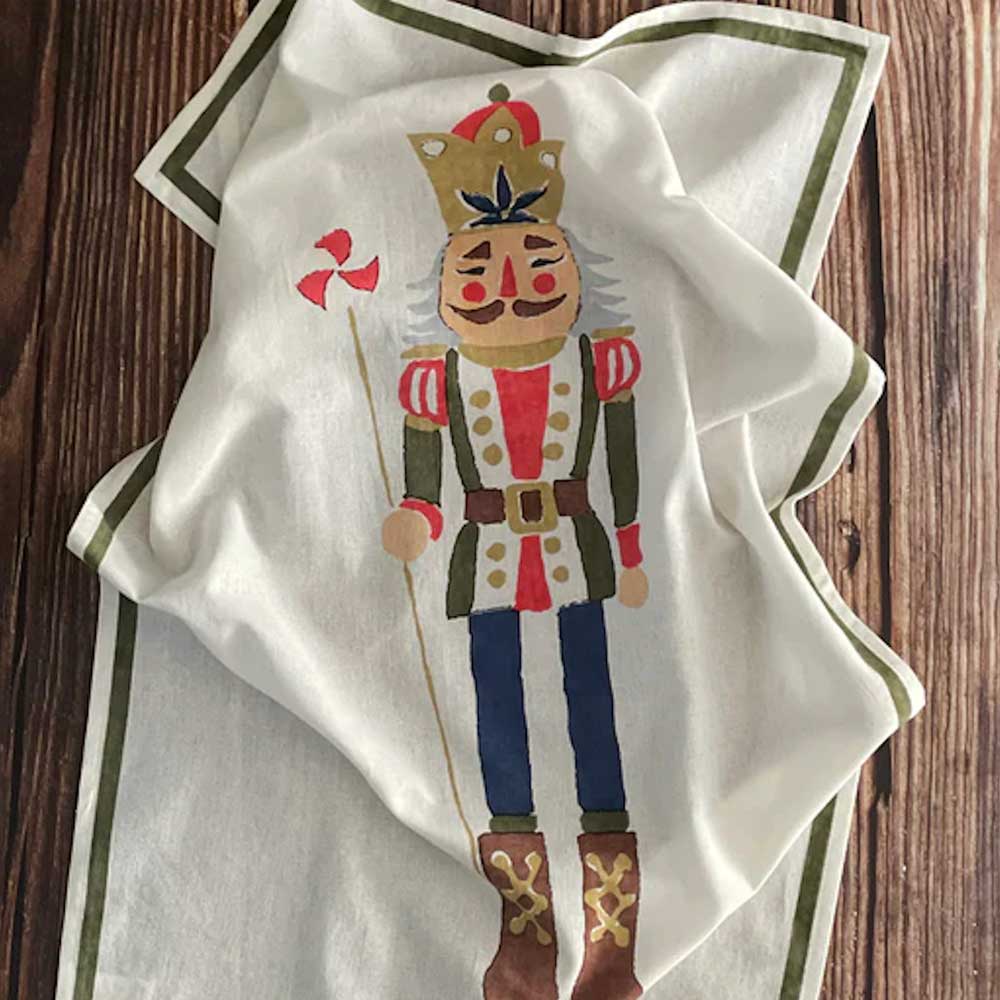 nutcracker towel christmas