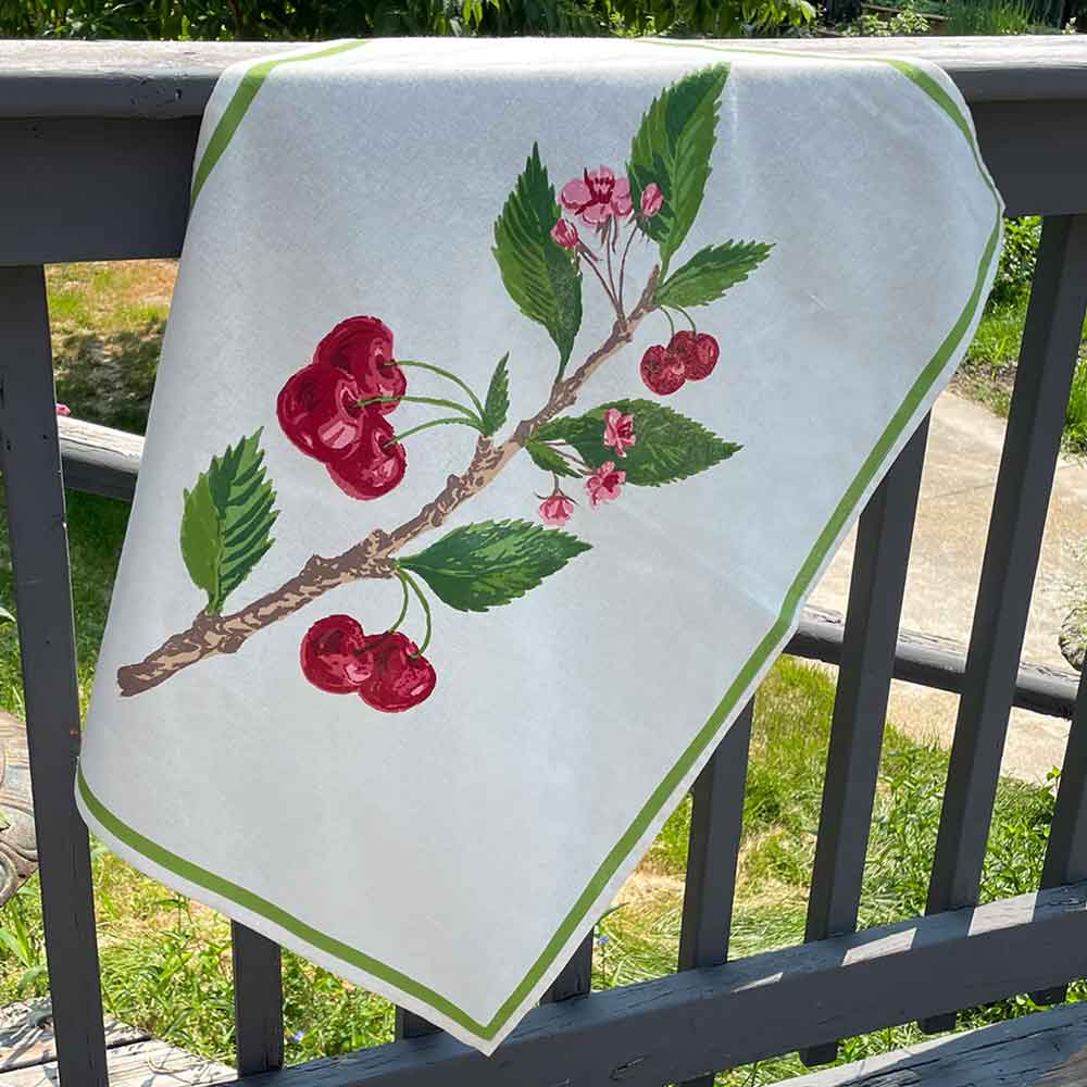Cherry Floursack Towel
