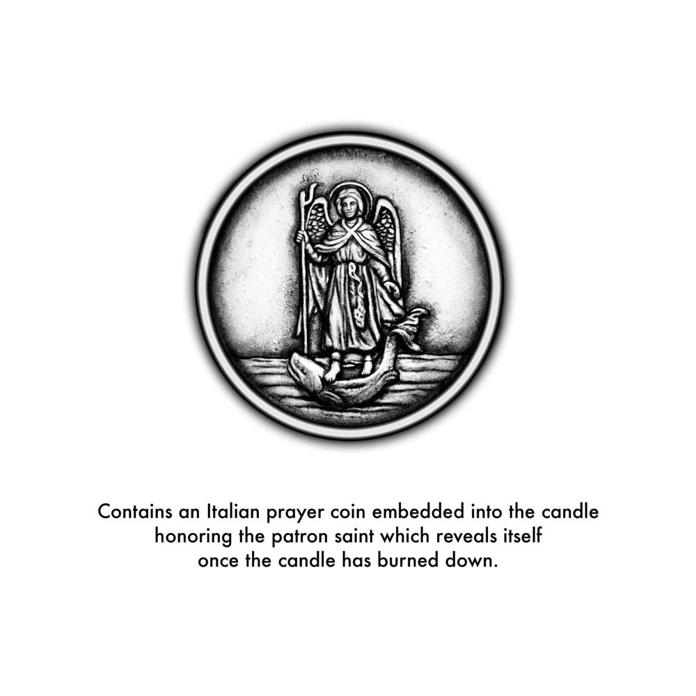 Coin for Saint Raphael the Archangel Saint of Healing Candle