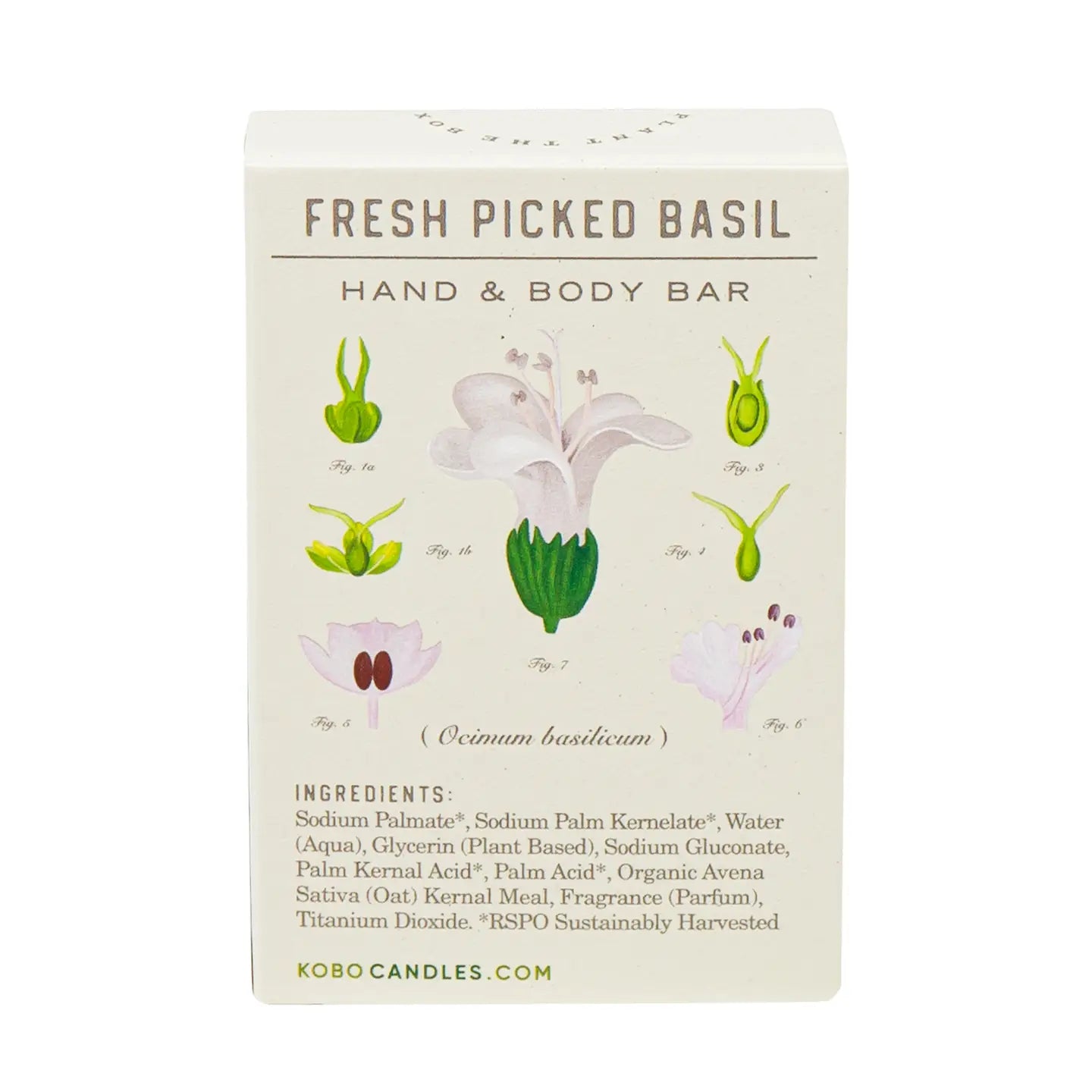 Plant The Box Fresh Picked Basil Bar Soap