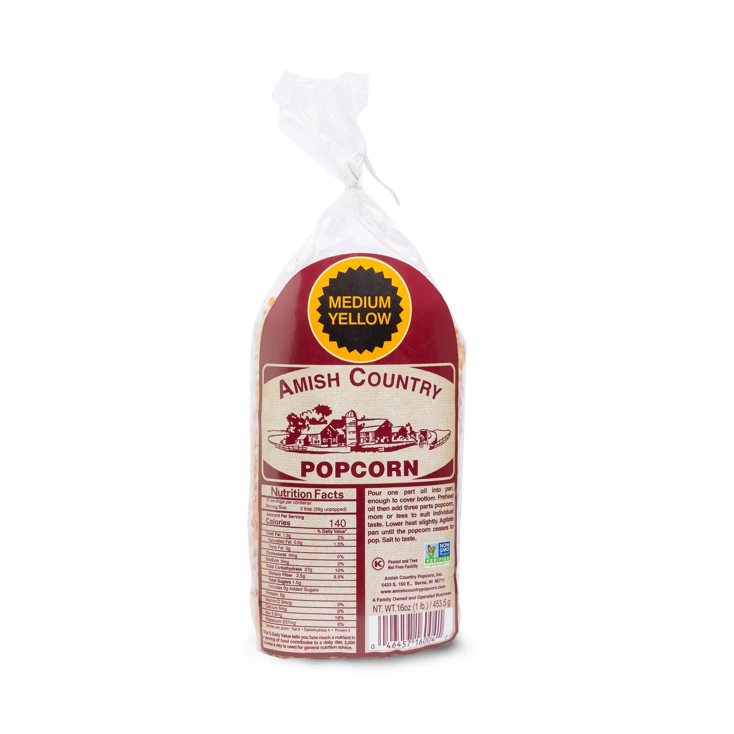 Medium Yellow Popcorn 1lb Bag