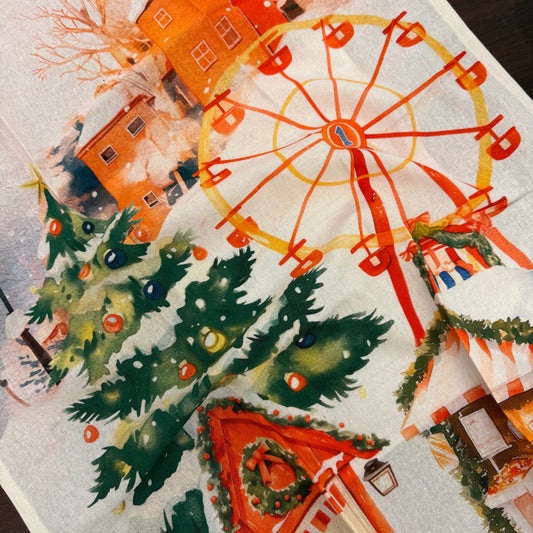 Holiday Circus Floursack Towel