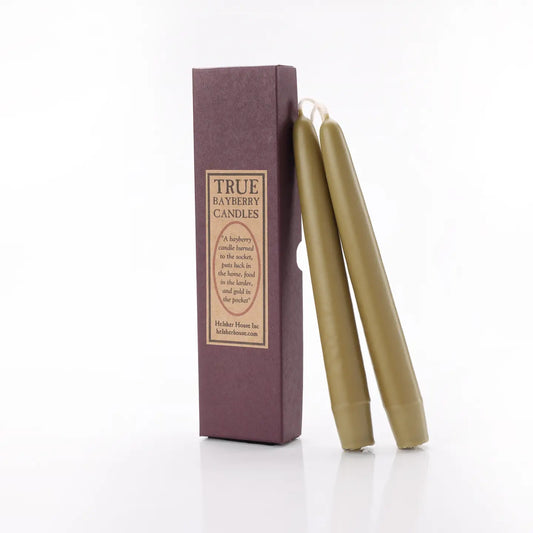 True Bayberry Candles 8" - One Pair