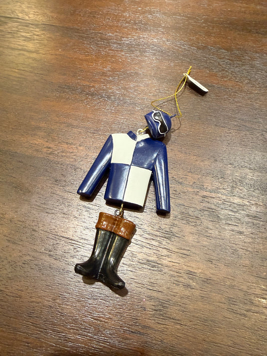 Jockey Ornament (3 Colors)
