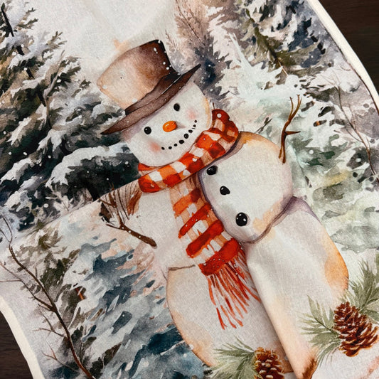 Snowman Floursack Towel