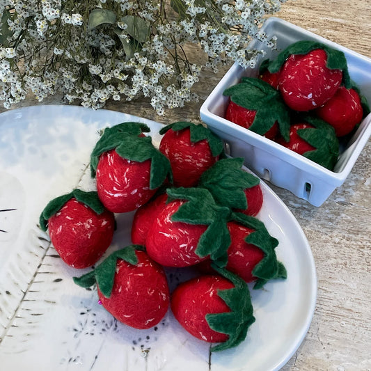 Strawberry Felted Soap